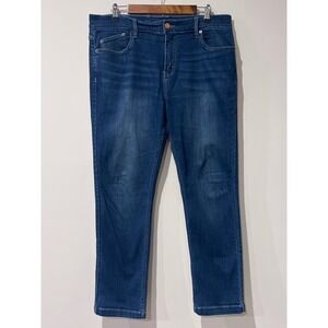 Mugsy Men's Jeans Kinzies 36x29 Medium Wash Slim Straight Stretch  FLX4NKZ